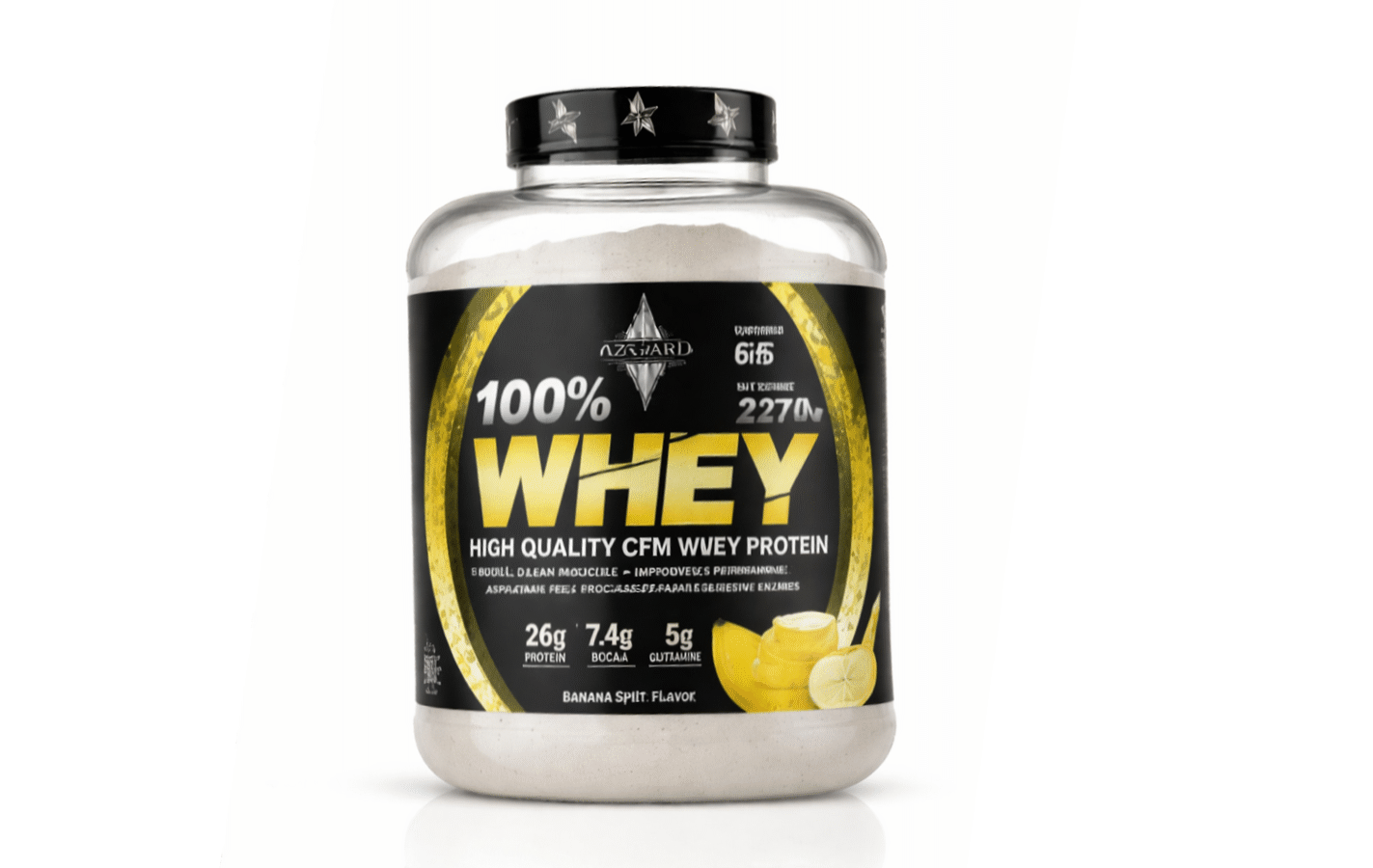 AZGARD 100% CFM Whey Protein 5lbs whey protein supplement powder