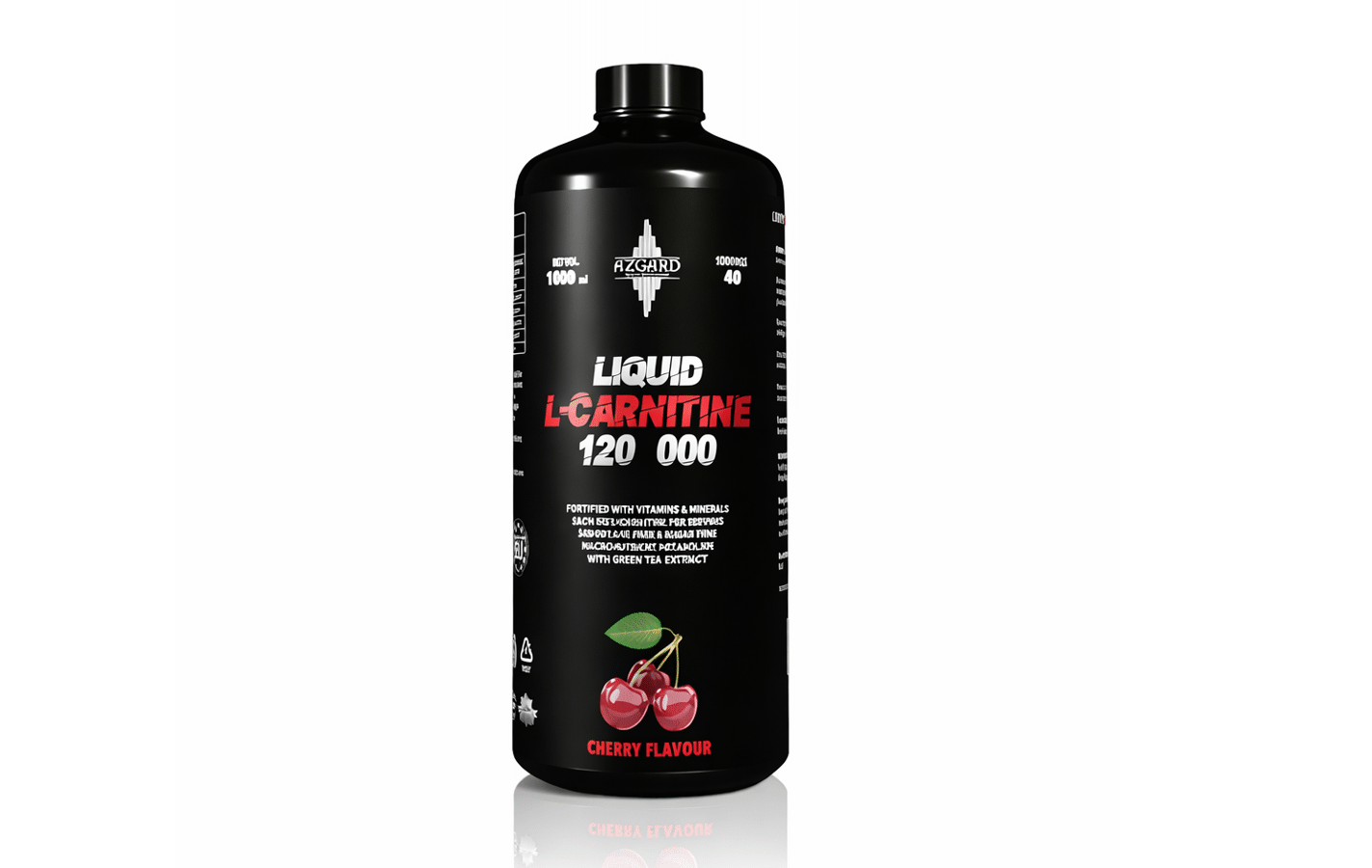 L-Carnitine L-Tartrate Liquid 1000ml cherry flavour fat burner supplement