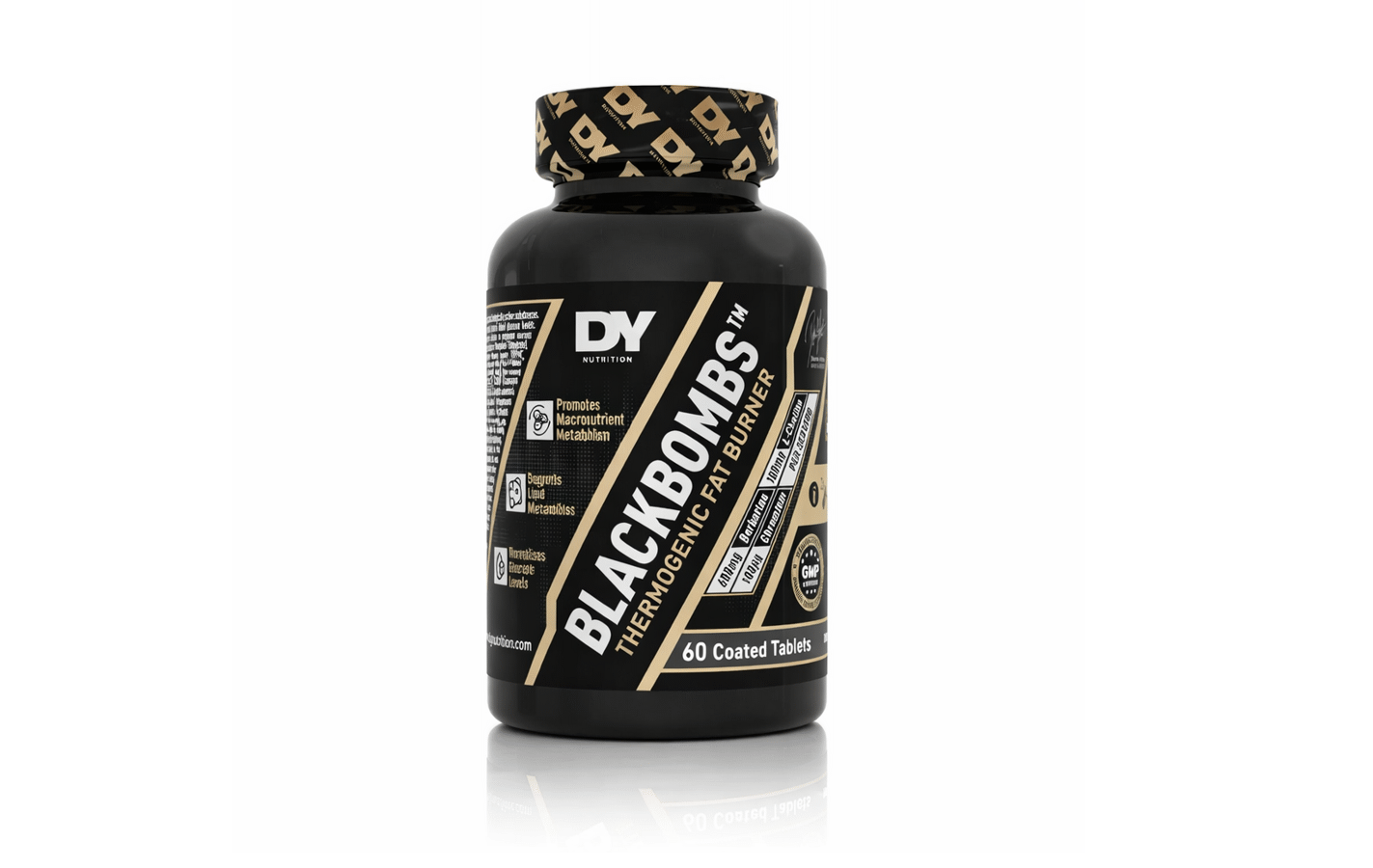 DY Nutrition Black Bombs 60 Tablets fat burner supplement