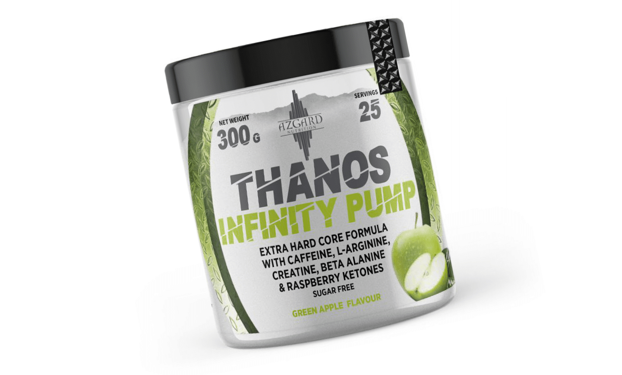 thanos powder green apple ready THANOS INFINITY Pump Green Apple 300g pre-workout supplement