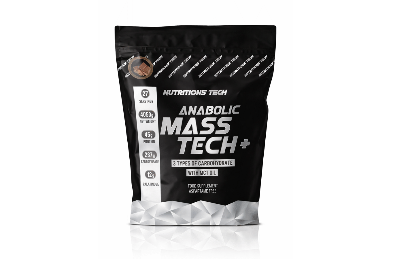 NUTRITIONS TECH Mass Tech 4050g mass gainer protein powder