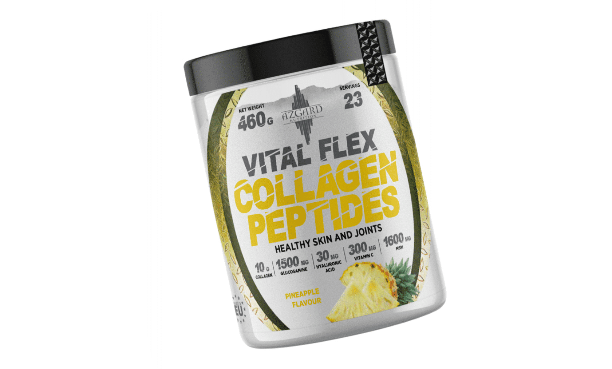 collagen pineapple ready Vital Flex Collagen Peptides for skin and joints – Pineapple flavor