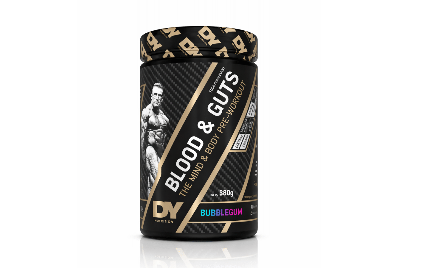 DY Nutrition Blood & Guts Pre-Workout 380g pre workout powder
