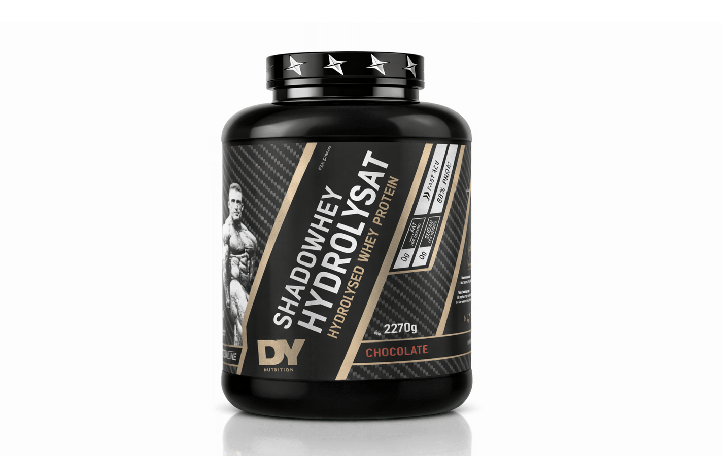 dy nutrition shadowhey hydrolyzed whey protein 2270g supplement