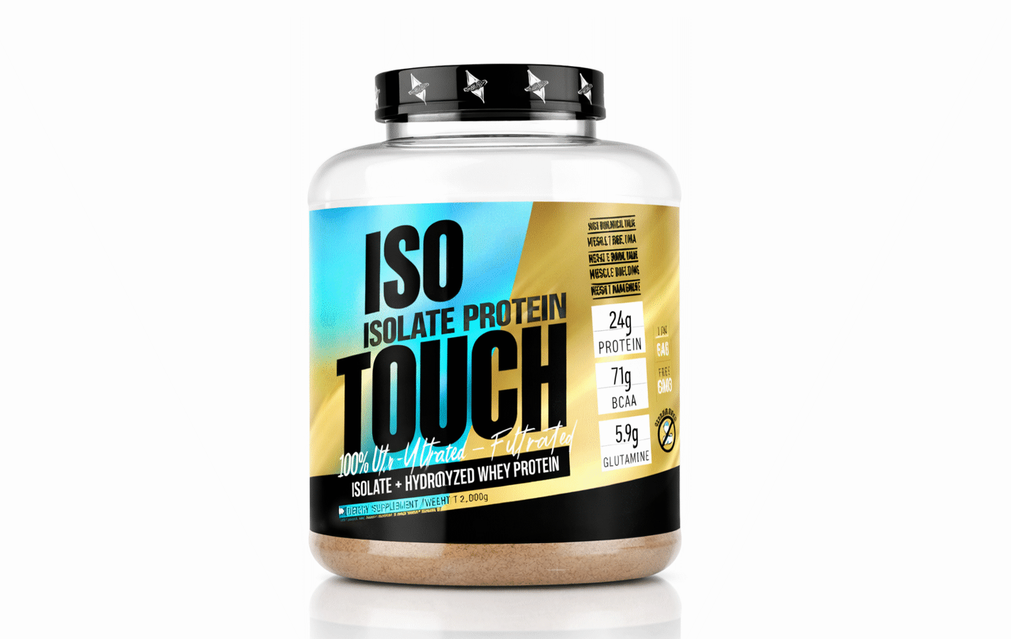 iso touch whey isolate protein 2kg supplement