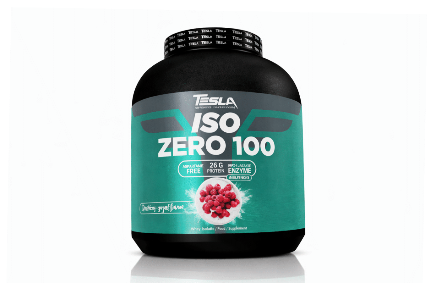 tesla iso zero 100 whey isolate protein powder supplement