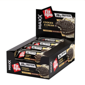 Screenshot 2026-03-27 at 16-50-43 Protein Bar Maxx 26g protein Cookies and Cream 12x75g – fitspozone