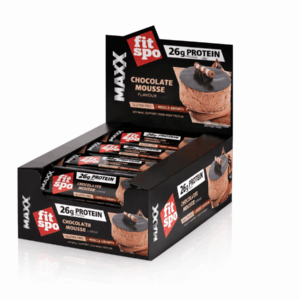 FitSpo MAXX Protein Bar Chocolate Mousse 26g protein high protein snack box