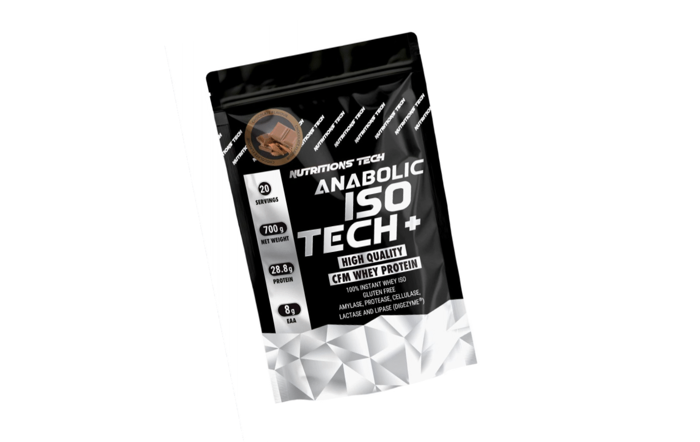 chocolate online ANABOLIC ISO Tech 700g Chocolate whey protein isolate powder