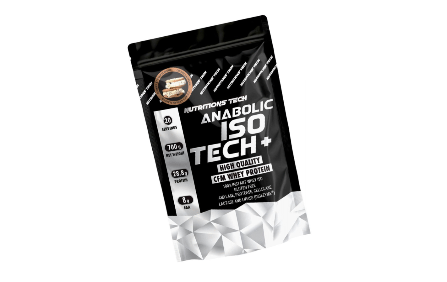 cookies online ANABOLIC ISO Tech 700g Cookies Cream whey protein isolate powder