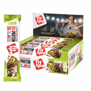 FitSpo CRUNCHY Pistachio Protein Bar 12 x 60g