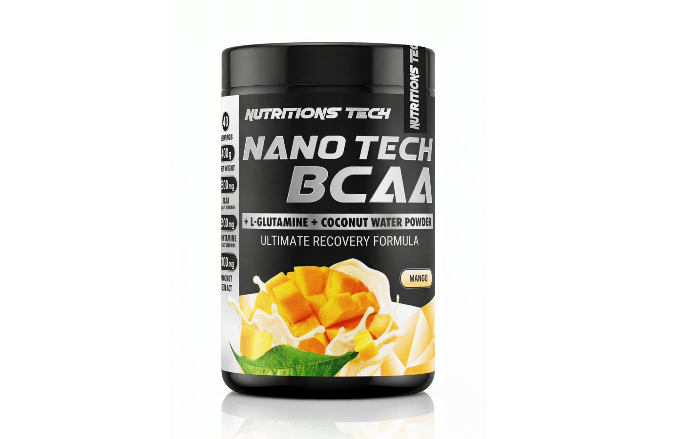 Nano Tech BCAA 400g BCAA supplement with L-glutamine
