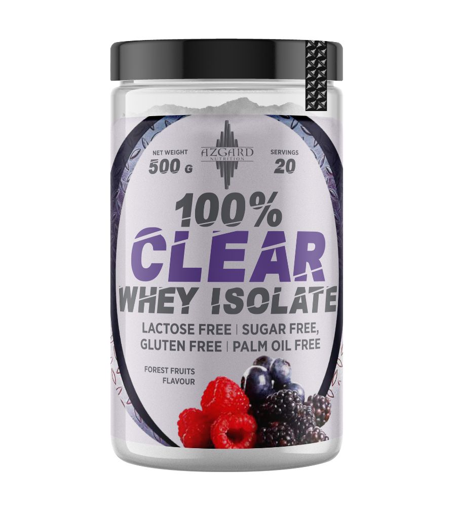 Clear-whey-isolate-FOREST-fruit AZGARD Clear Whey Isolate 500g protein drink powder fruity flavours
