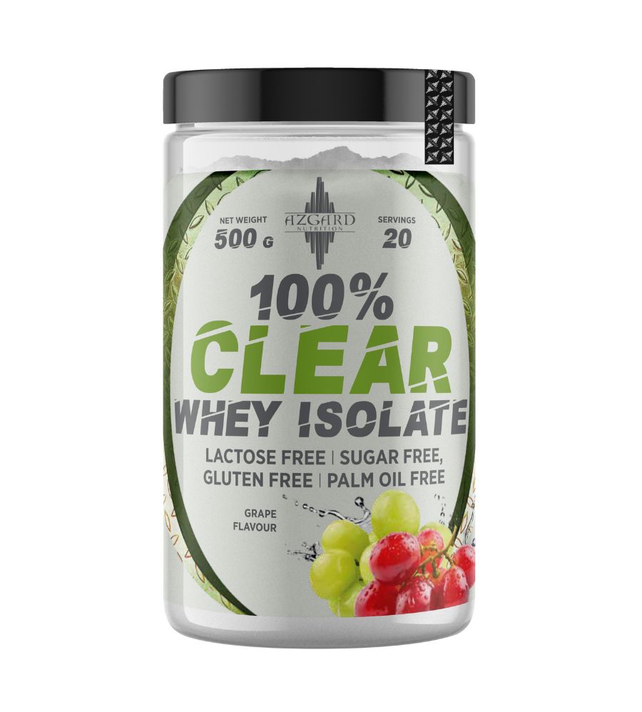 AZGARD Clear Whey Isolate 500g protein drink powder fruity flavours