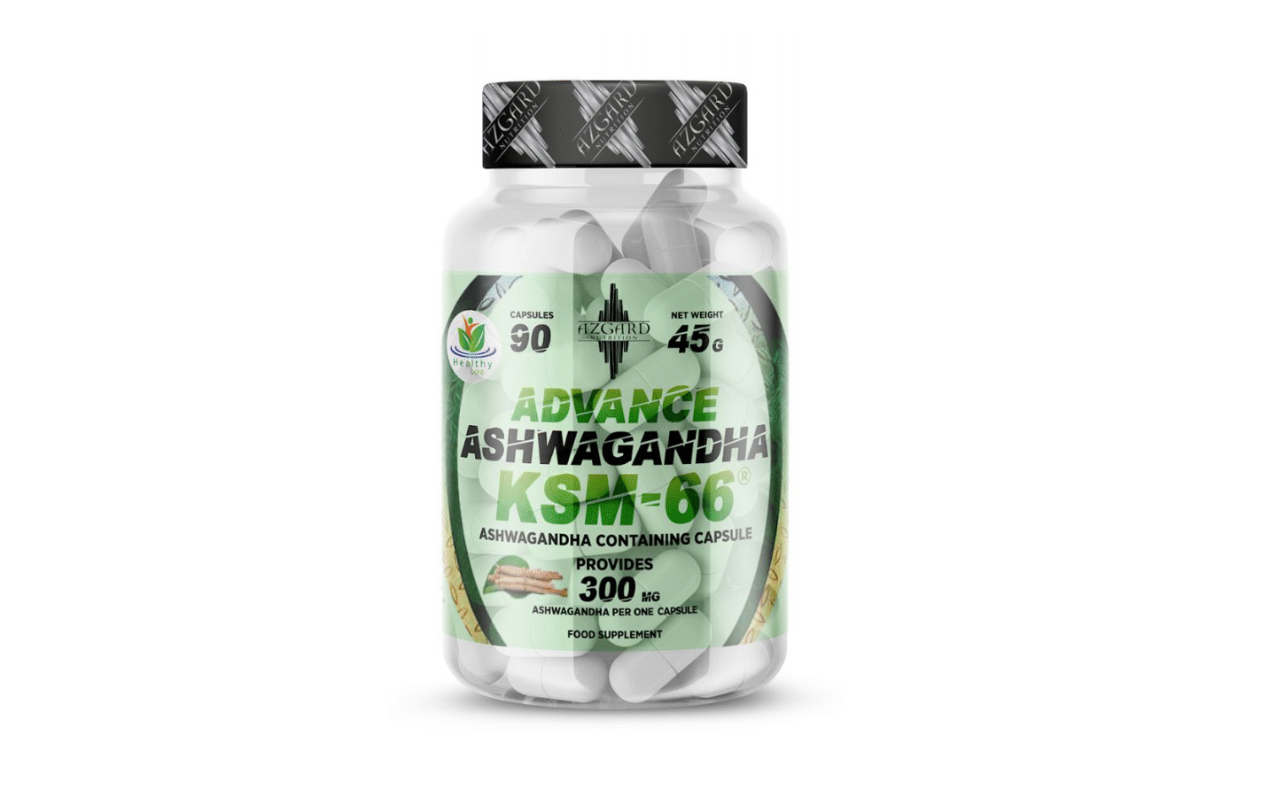 AZGARD Advance Ashwagandha KSM-66 AZGARD KSM-66 Ashwagandha capsules Premium Ashwagandha supplement Ashwagandha stress support formula AZGARD adaptogenic wellness supplement