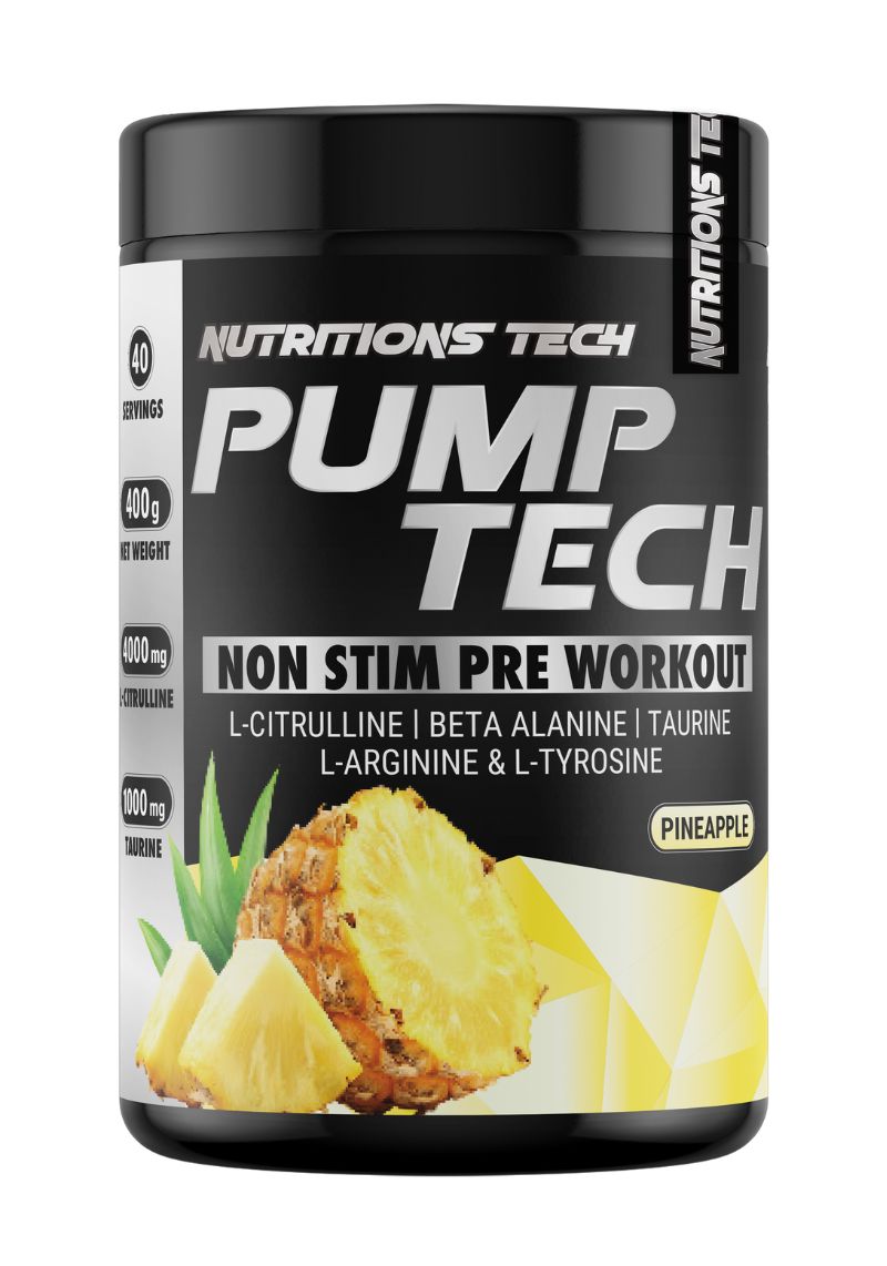 PUMP TECH NO STIM Pre-Workout 400g caffeine-free pump formula