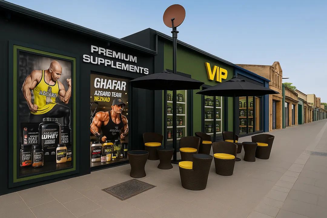 VIP Supplements Old Port supplement store interior