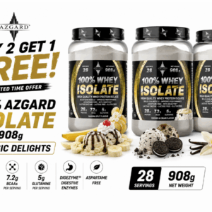 AZGARD 100% Isolate 908g Classic Delights - Buy 2 Get 1 FREE