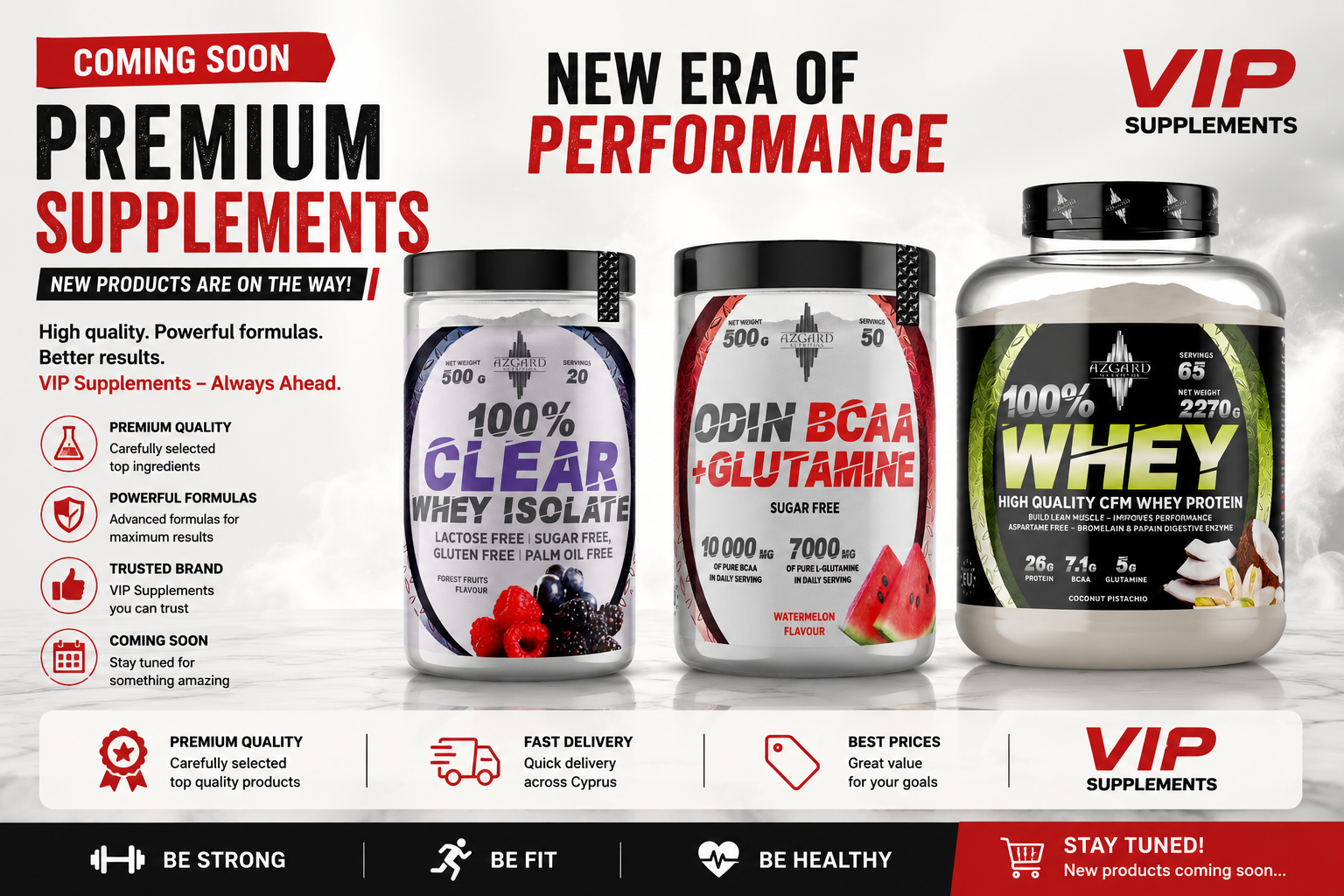 Coming Soon Products at VIP Supplements