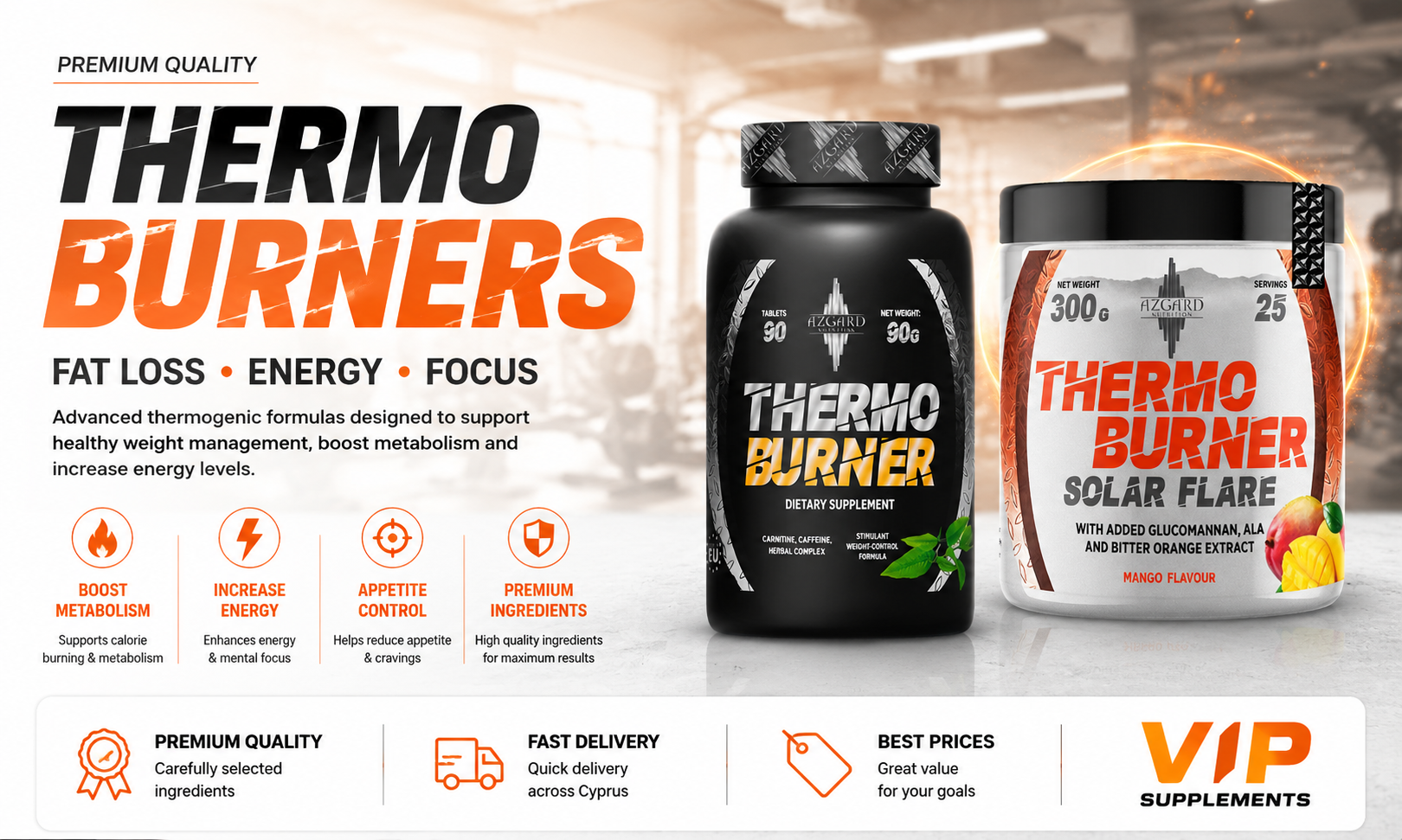 Premium Fat Burners in Cyprus