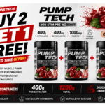 BUY 2 GET 1 FREE ANABOLIC PUMP TECH Cherry 400g Stimulant-Free Pre-Workout | VIP Supplements Cyprus