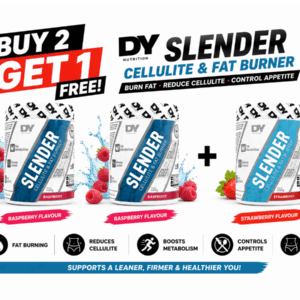 BUY 2 GET 1 FREE SLENDER FAT BURNER 450g Raspberry + Strawberry | VIP Supplements Cyprus