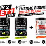 BUY 2 GET 1 FREE AZGARD Thermo Burner Solar Flare 300g Lemon-Lime Mango | VIP Supplements Cyprus