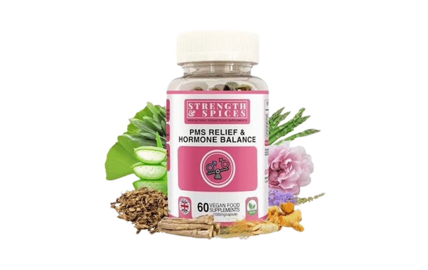 Hormone Balance Capsules 60 Vegan Capsules Strength and Spices